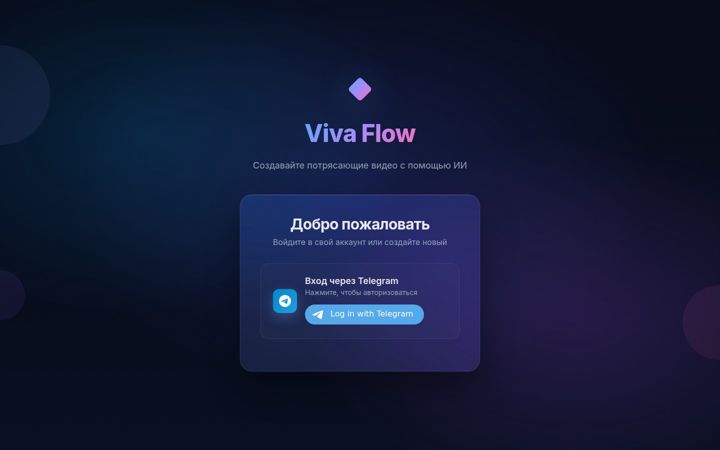 Screenshot of vivaflow.ru
