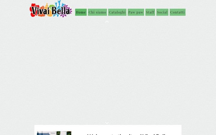 Screenshot of vivaibella.com