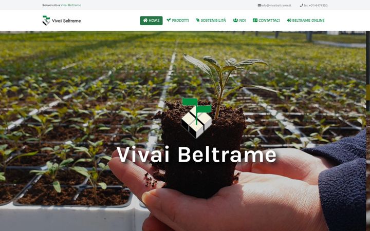 Screenshot of vivaibeltrame.it