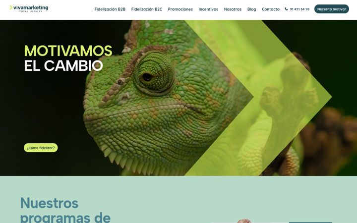 Screenshot von vivamarketing.es