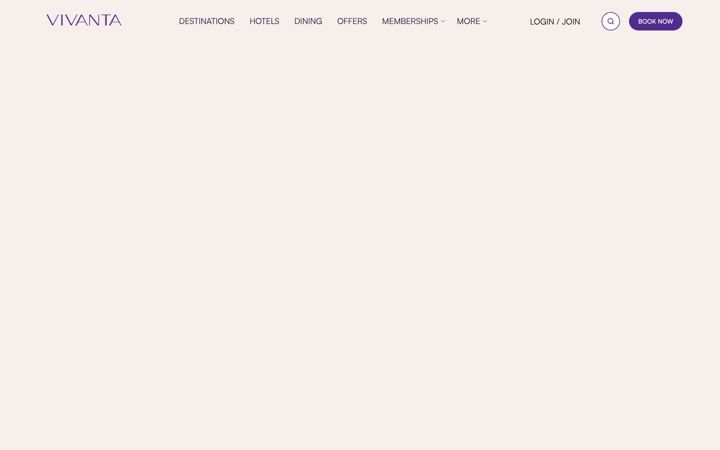 Screenshot of vivantahotels.com