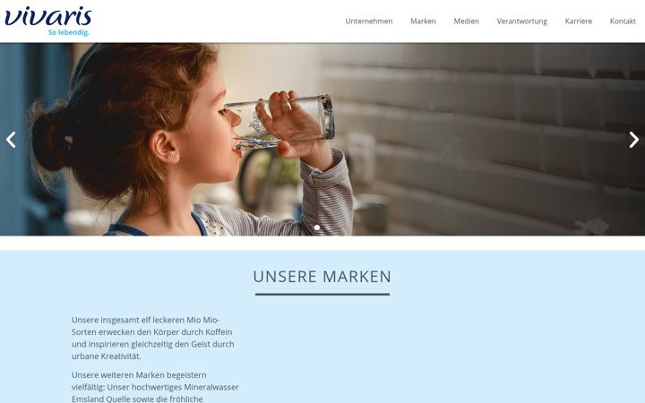 Screenshot stránky vivaris.net
