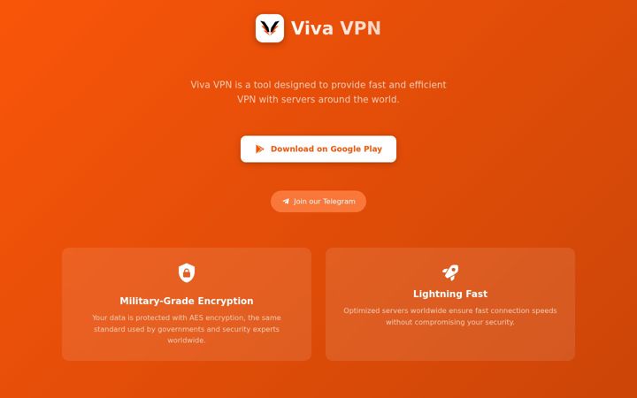 Screenshot of vivavpn.pro