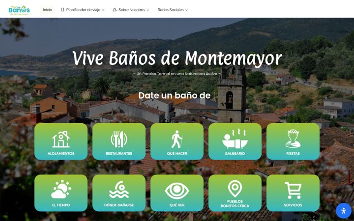 Snimka zaslona za vivebanosdemontemayor.com