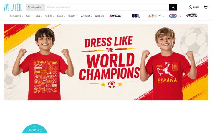 Screenshot of vivelafete.com