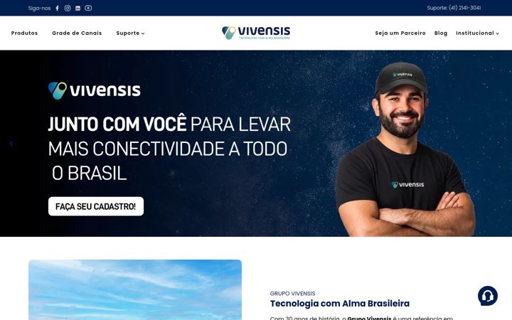 Screenshot of vivensis.com.br