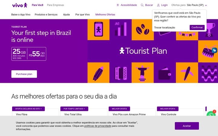Screenshot ta' vivo.com.br