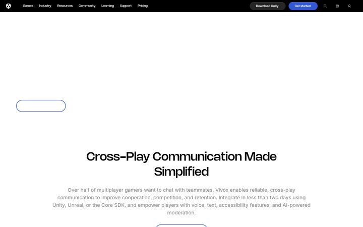 Screenshot ta' vivox.com