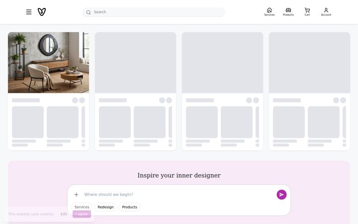 Screenshot of vivre.eu