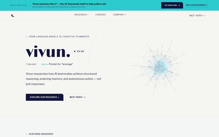 Screenshot von vivun.com