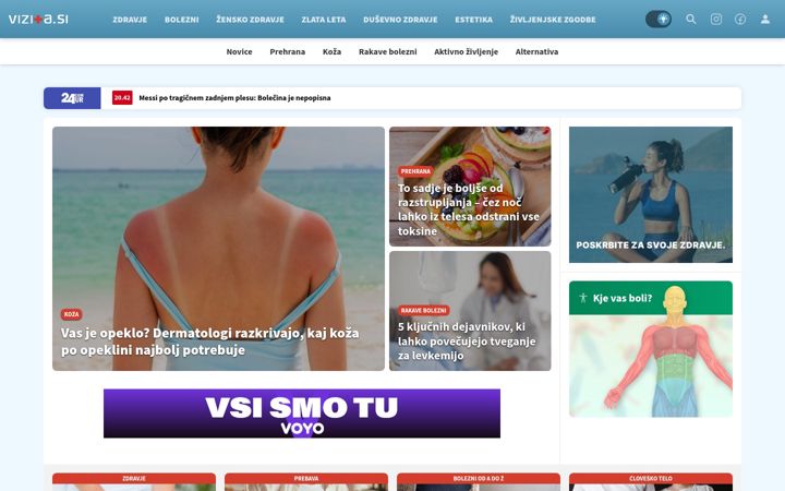 Screenshot of vizita.si