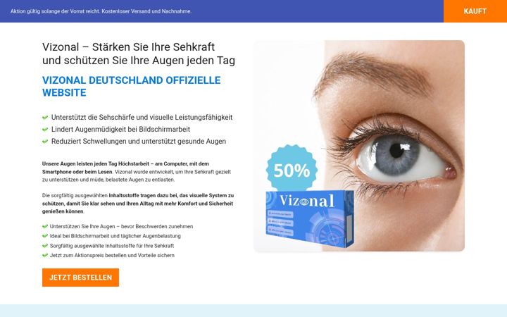 Screenshot of vizonaldeutschland.com