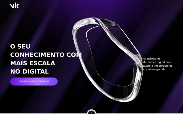 Screenshot of vkdigital.com.br