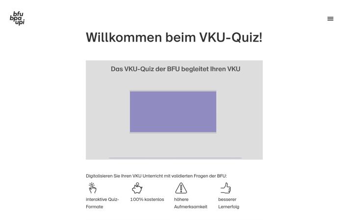 Captura de ecrã de vkuquiz.ch