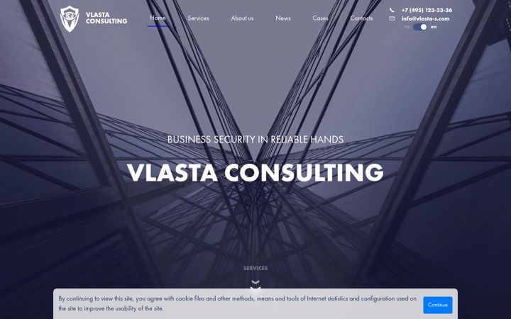 Screenshot of vlasta-s.ru