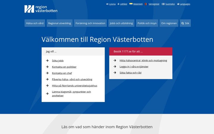 Screenshot of vll.se