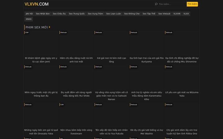 Screenshot of vlxvn.vip