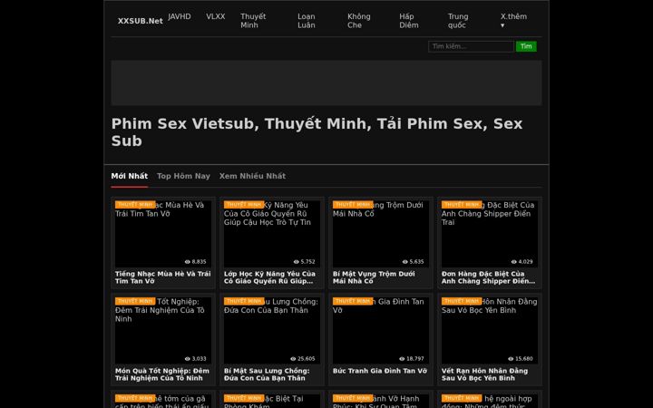 Screenshot of vlxxsub.xxx