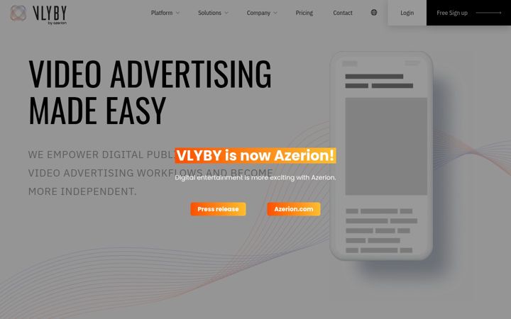 Screenshot di vlyby.com