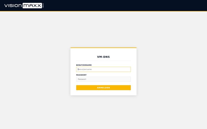 Screenshot of vm-dns.de