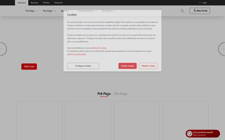 Screenshot of vm.co.mz