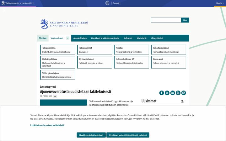 Screenshot of vm.fi