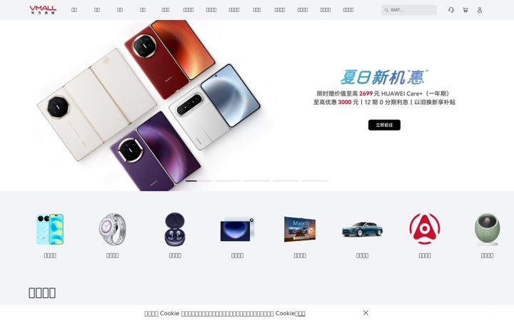Screenshot stránky vmall.com
