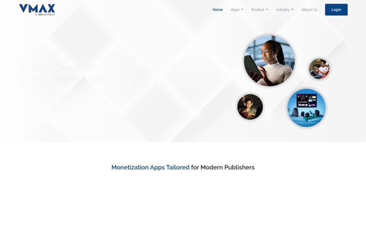 Екранна снимка на vmax.com