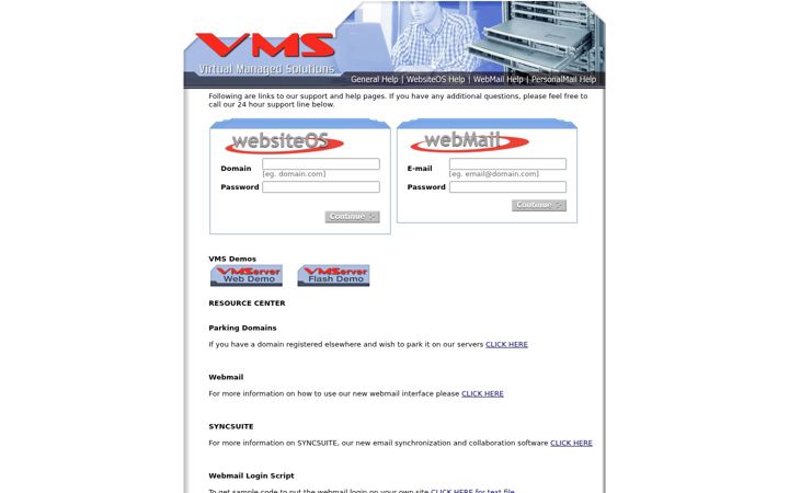 Screenshot of vmsol.com