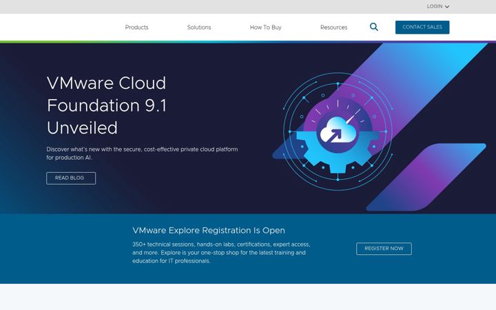 Zrzut ekranu vmware.com