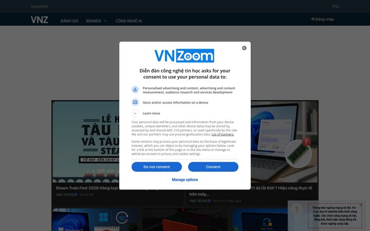 Screenshot of vn-z.vn