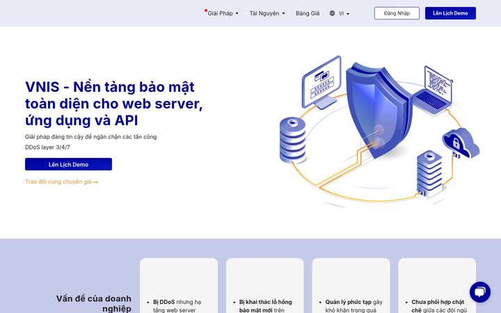Screenshot of vnis.vn