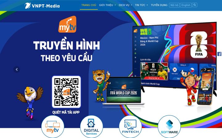Screenshot of vnptmedia.vn