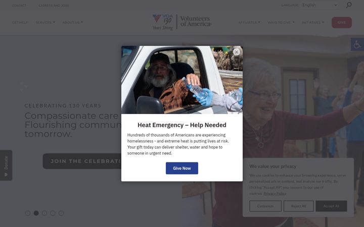 Screenshot ta' voa.org