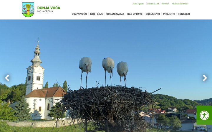 Screenshot of voca.hr