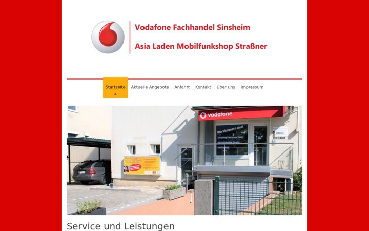 Skærmbillede af vodafone-sinsheim.de