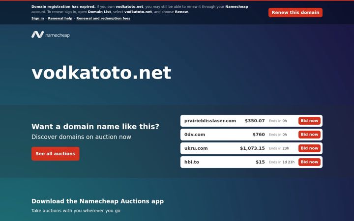 Képernyőkép: vodkatoto.net