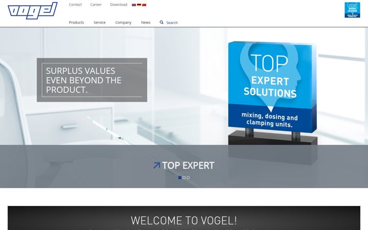 Screenshot of vogel-ag.net