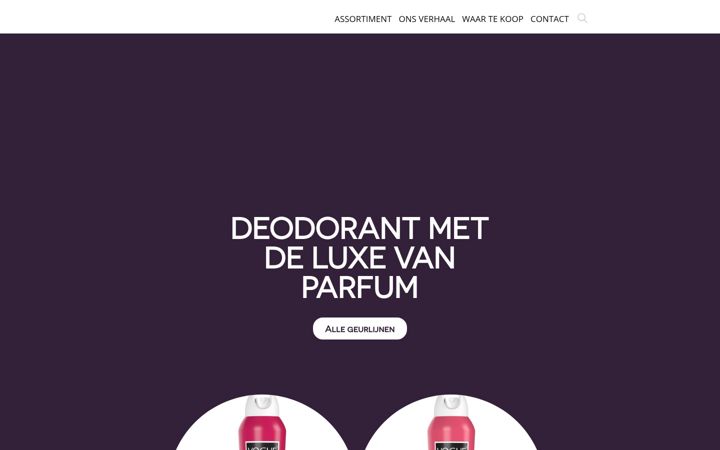 Screenshot ta' vogue-cosmetics.nl