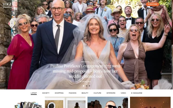 Screenshot of voguescandinavia.com