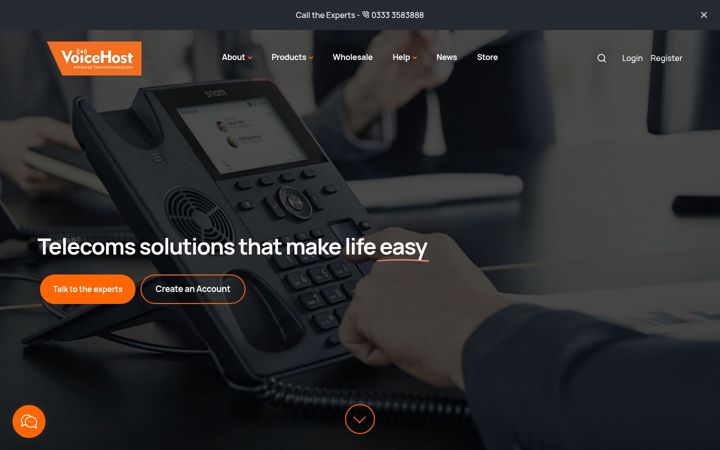 Képernyőkép: voicehost.co.uk