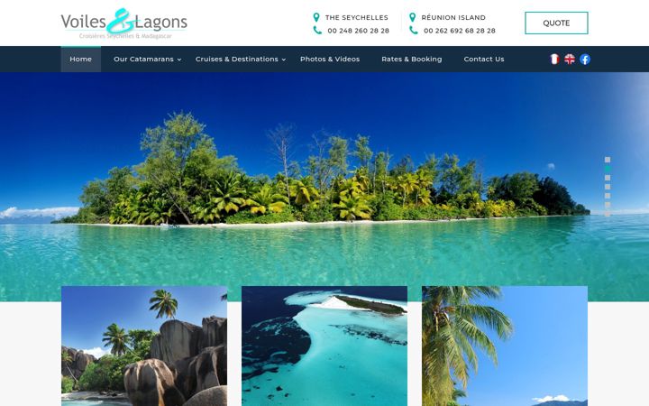 Screenshot of voileseychelles.com