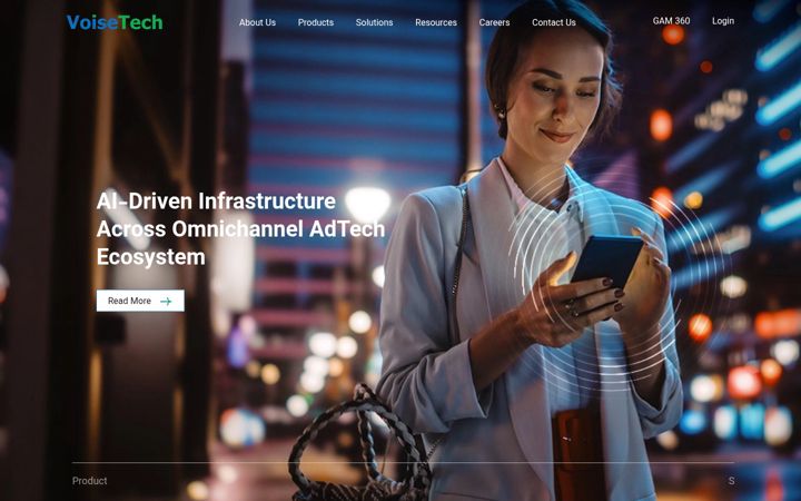 Skærmbillede af voisetech.com