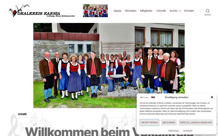 Screenshot του vokalkreis.org