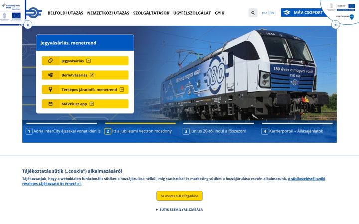 Screenshot of volanbusz.hu
