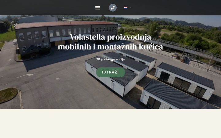 Skärmbild av volastella.hr