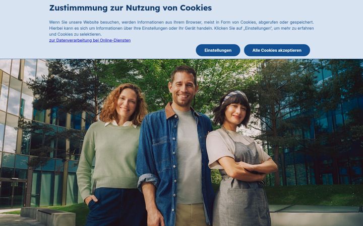 Screenshot of volksbank.at