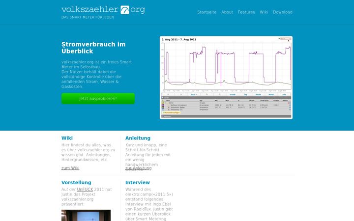 Screenshot of volkszaehler.org