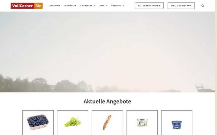 Captură de ecran a vollcorner.de