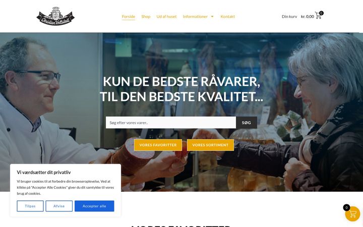Screenshot of vollstedt.dk